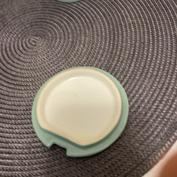 Tea Forte Green Leaf Design Coffee Mug with lid - Picture 5 of 7